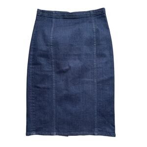Ralph Lauren Polo Denim Skirt Size 4 Blue Western Preppy Heritage